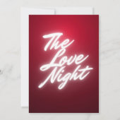 Liebe Rotes und Weißes Herz - Valentinstag Einladu Einladung (Rückseite)