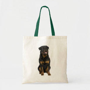 Liebe Rottweiler Welpen Hund Canvas-Tasche Tragetasche