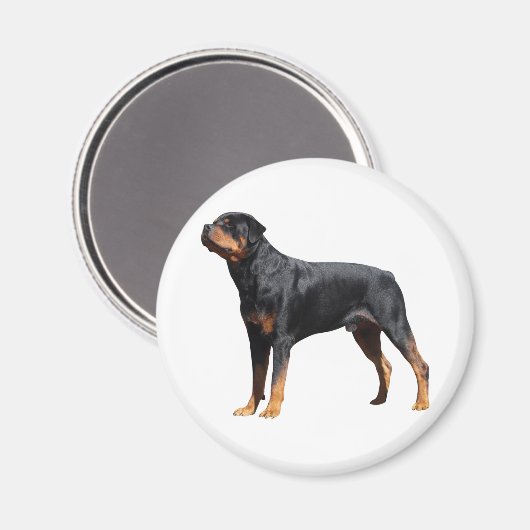 Liebe Rottweiler Welpenhund Magnet (Vorderseite/Rückseite)