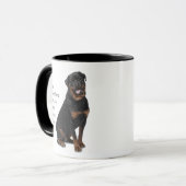 Liebe Rotweillers Hunde so viel Spaß Quote Tasse (Vorderseite Links)