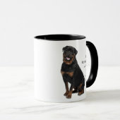 Liebe Rotweillers Hunde so viel Spaß Quote Tasse (VorderseiteRechts)