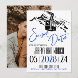 Liebe Royal Blue Save The Date
