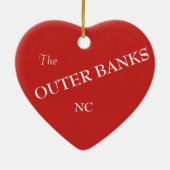 Liebe Rt. 12 Außenbanken Keramik Ornament (Hinten)