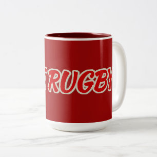 Liebe Rugby Two-Tone Rugby Tasse