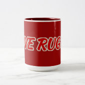 Liebe Rugby Two-Tone Rugby Tasse (Mittel)