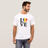 Liebe Rumänien T-Shirt (Vorne ganz)
