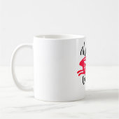 Liebe Run Funny Red Bunny Motivation Modernes Skri Kaffeetasse (Links)
