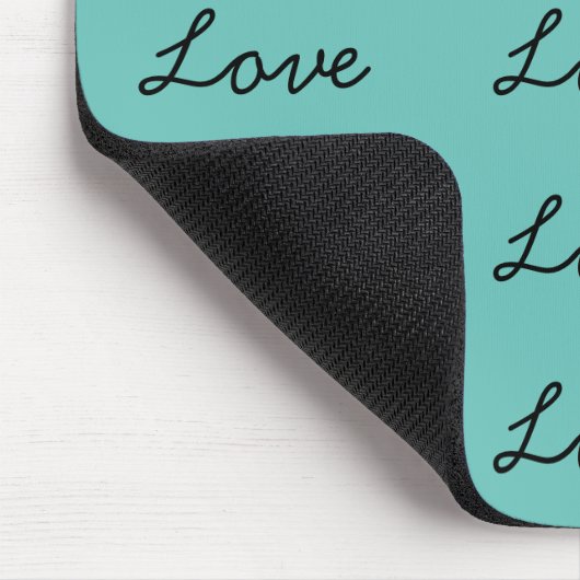 Liebe rund mousepad (Ecke)