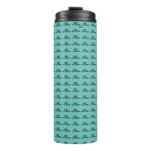 Liebe rund thermosbecher