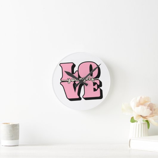 Liebe Runde Wanduhr (Zuhause)
