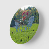 Liebe Runde Wanduhr (Winkel)