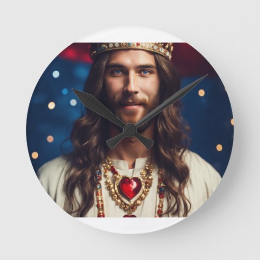 LIEBE RUNDE WANDUHR (Vorderseite)