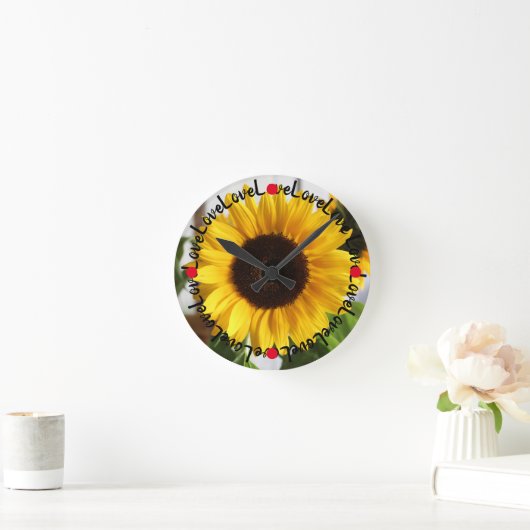 Liebe Runde Wanduhr (Zuhause)