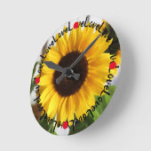Liebe Runde Wanduhr (Winkel)