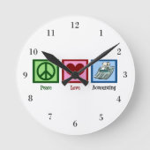 Liebe Runde Wanduhr (Vorderseite)