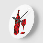 Liebe Runde Wanduhr (Winkel)