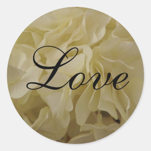 Liebe Runder Aufkleber (Vorderseite)