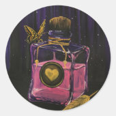 Liebe Runder Aufkleber (Vorderseite)