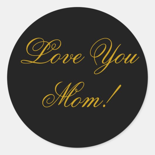 LIEBE RUNDER AUFKLEBER (Vorderseite)