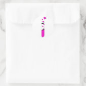 Liebe Runder Aufkleber (Tasche)