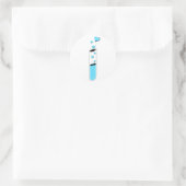 Liebe Runder Aufkleber (Tasche)