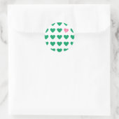 Liebe Runder Aufkleber (Tasche)