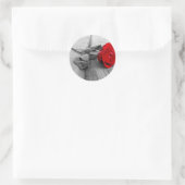 Liebe Runder Aufkleber (Tasche)