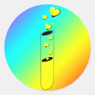 Liebe Runder Aufkleber