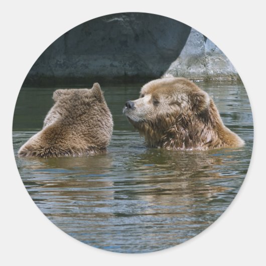 Liebe Runder Aufkleber (Vorderseite)