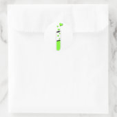 Liebe Runder Aufkleber (Tasche)