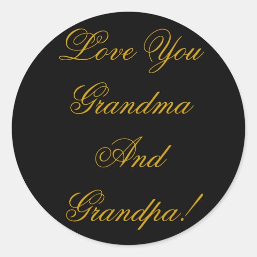 LIEBE RUNDER AUFKLEBER (Vorderseite)