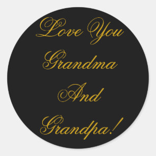 LIEBE RUNDER AUFKLEBER