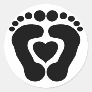 Liebe Runder Aufkleber