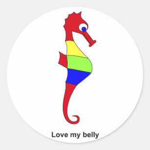 Liebe Runder Aufkleber