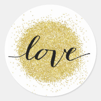 Liebe Runder Aufkleber