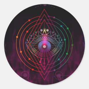 Liebe Runder Aufkleber