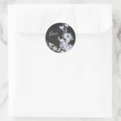 Liebe Runder Aufkleber (Tasche)
