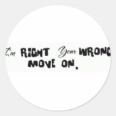 Liebe Runder Aufkleber (Vorderseite)