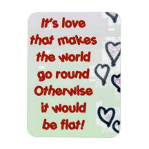 Liebe runder flacher Fungumagnet