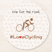 Liebe Runder Pappuntersetzer (Vorderseite)