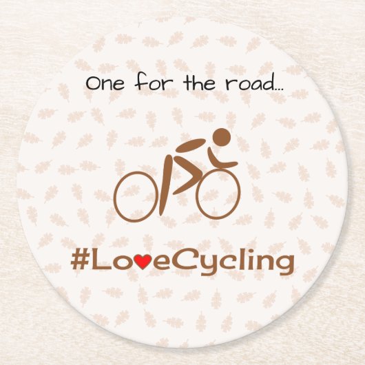 Liebe Runder Pappuntersetzer (Vorderseite)