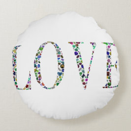 Liebe Rundes Kissen