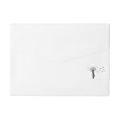 Liebe Rundum-Adressaufkleber (Rückseite)