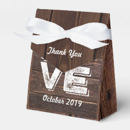 Liebe Rustikales Foto Geschenkschachtel