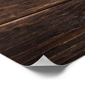 Liebe Rustikales Foto Poster (Ecke)