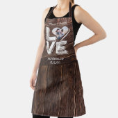 Liebe Rustikales Woodland-Foto Schürze (InSitu)