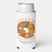 Liebe SAFARI Souvenir Selters Dosenkühler (Seltzer Vorderseite)