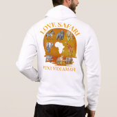 LIEBE SAFARI Veni Vidi Amavi Family Group Wiederse Hoodie (Rückseite)