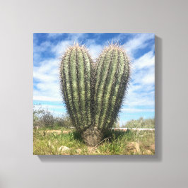 Liebe saguaro Leinwand