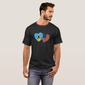 Liebe Saint Lucian T-Shirt (Vorne ganz)